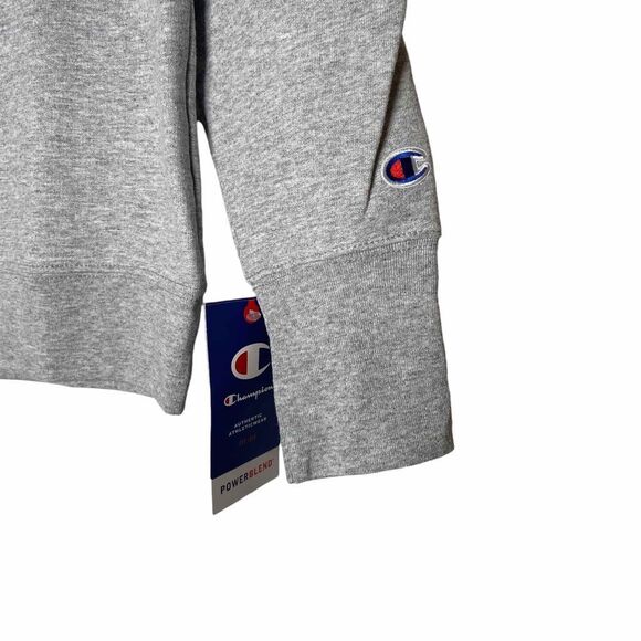 New! Champion Grey Long Sleeve Pullover Sweater, Size Medium, NWT - Picture 2 of 6